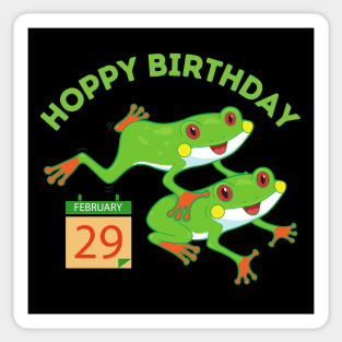 Hoppy Birthday | Leap Year Sticker